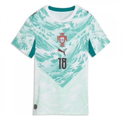 Portugal Pedro Neto #18 Bortatröja Dam VM 2026 Kortärmad